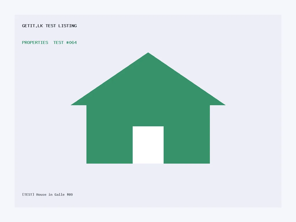 [TEST] House in Galle #09