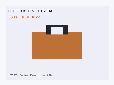 [TEST] Sales Executive #20