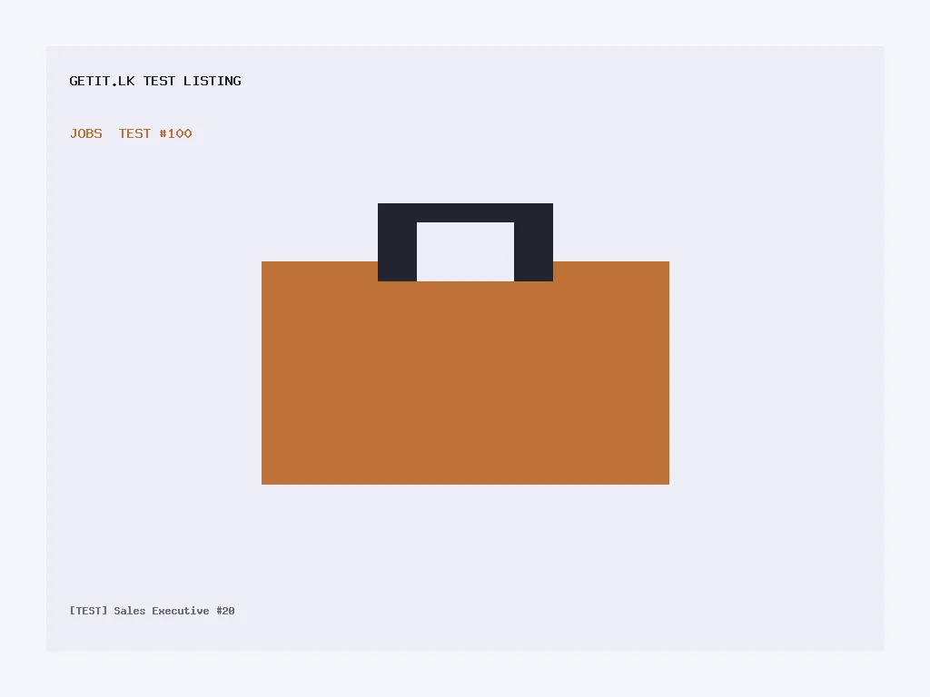 [TEST] Sales Executive #20